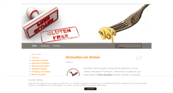 Desktop Screenshot of alimentossingluten.com