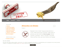 Tablet Screenshot of alimentossingluten.com